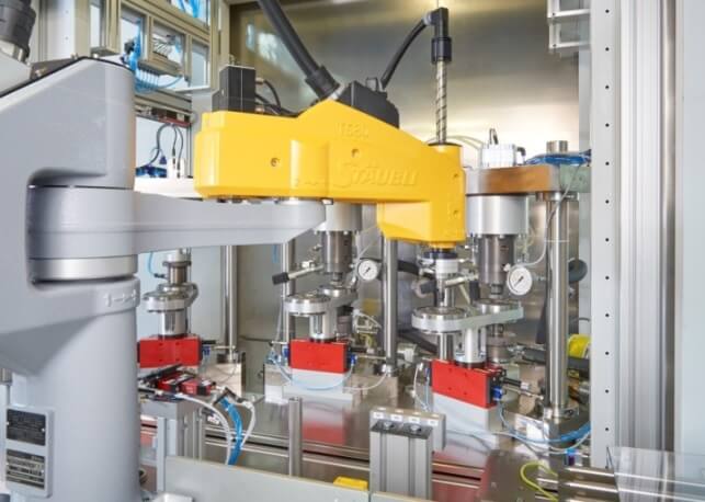 Flow Test Steuerteil ladermodul roboter