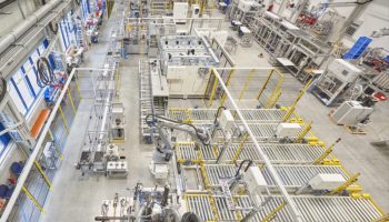 Montagelinie für Rotor Assembly line for rotor