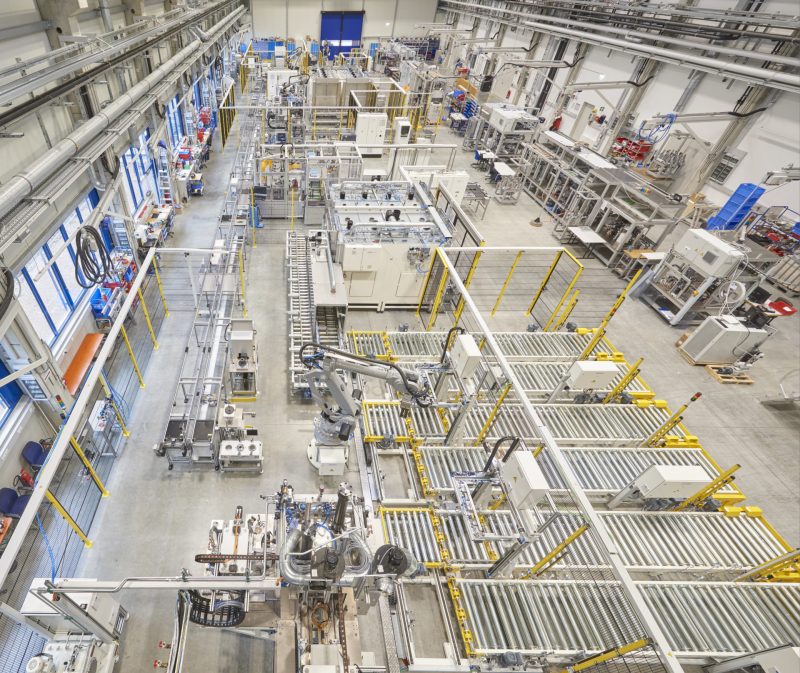 Montagelinie Rotor Assembly line rotor
