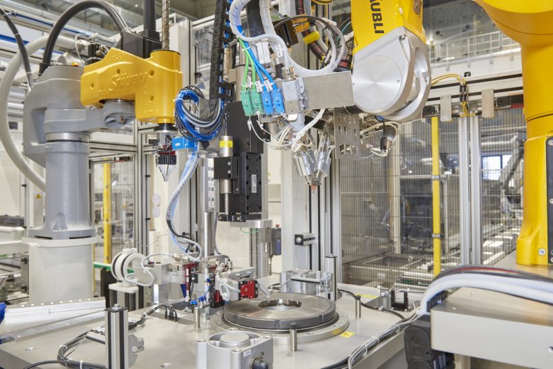 Montagelinie_Rotor_Assembly_line_rotor