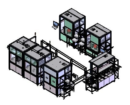 Production line for high voltage EMC filter
