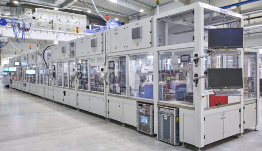 Schlüssel-Montagelinie