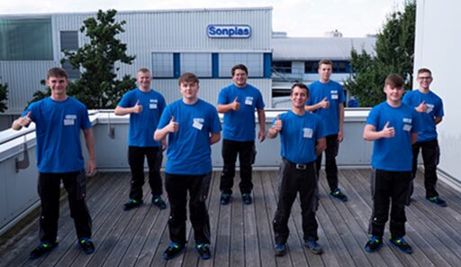 Ausbildungsstart bei Sonplas