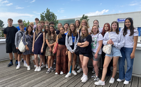 Anton-Bruckner-Gymnasium zu Besuch