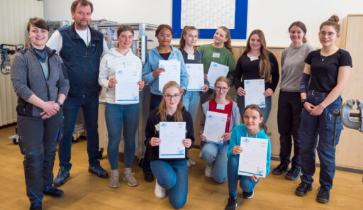 Projekttag zur Berufsorientierung für Mädchen