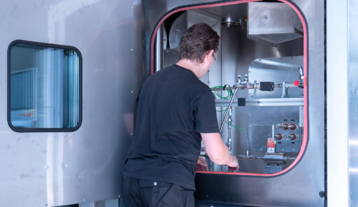 Wasserstoff Testcenter der Sonplas GmbH einsatzbereit