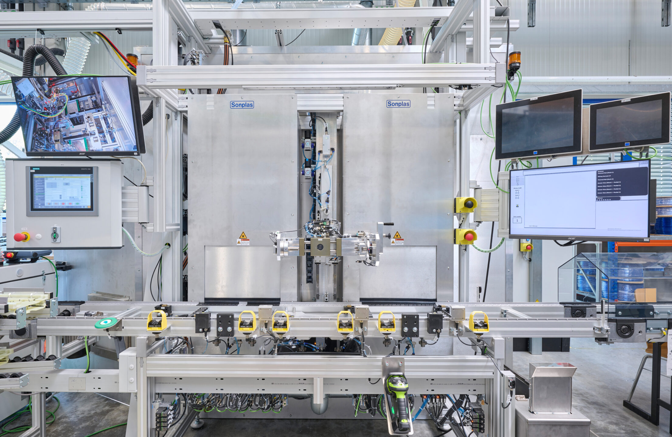 Innenansicht Batteriemodulproduktion