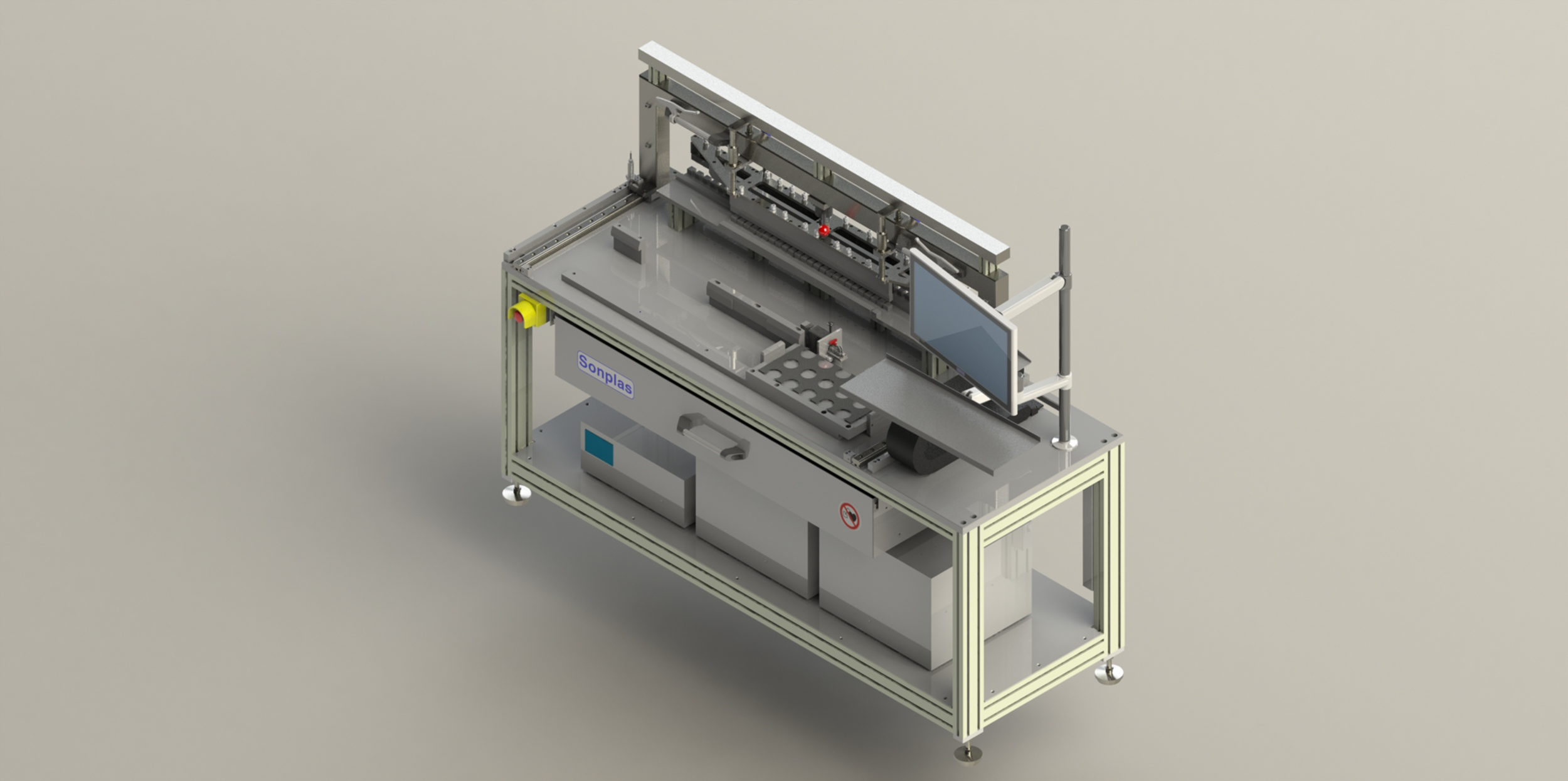 Ansicht auf HV Tester für Batteriemodule