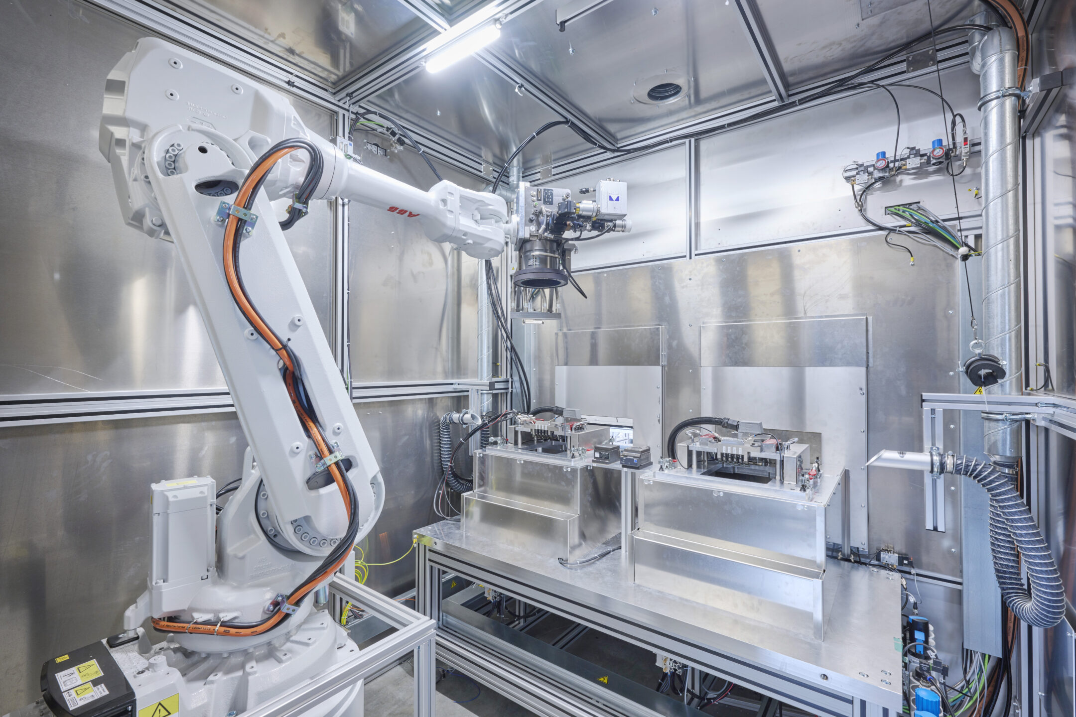 Innenansicht Schweißkammer