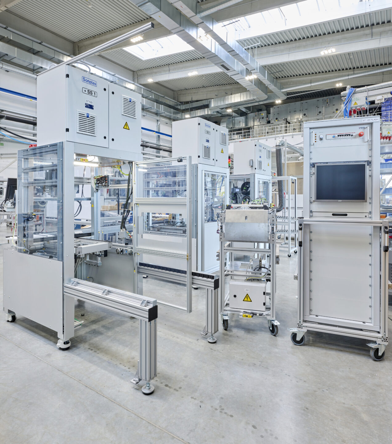 Ansicht Prüfstände Inverter