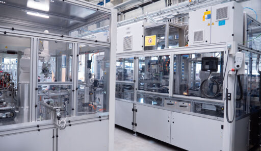 Montageanlage für Steuerelektronik