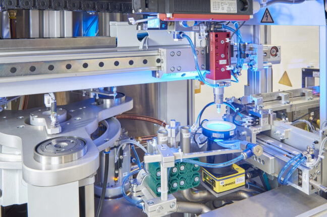 Innenansicht Durchflussprüfstand