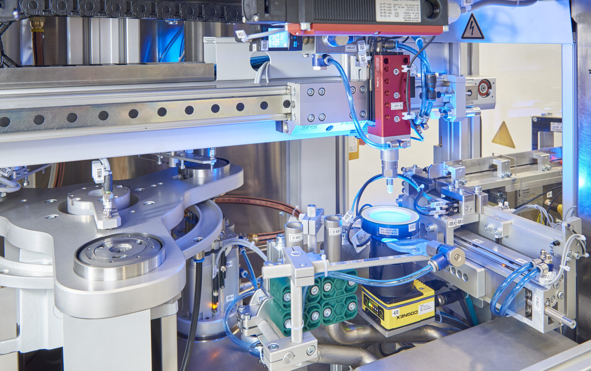 Innenansicht Durchflussprüfstand